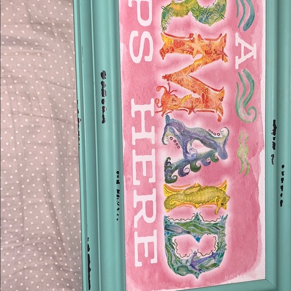 mermaid wall art - Picture 3 of 5